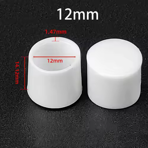 4-30Pcs PVC White Furniture Table Foot Tip Chairs Legs Pad Protector Cover Round/Square Pipe Plug Lid Tube Hole Protection Cap - Image 10