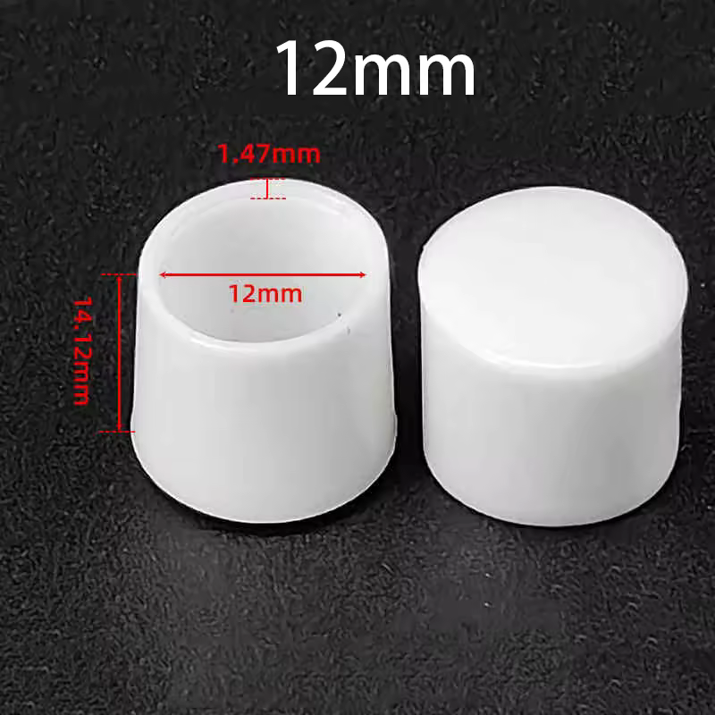 4-30Pcs PVC White Furniture Table Foot Tip Chairs Legs Pad Protector Cover Round/Square Pipe Plug Lid Tube Hole Protection Cap - Image 10