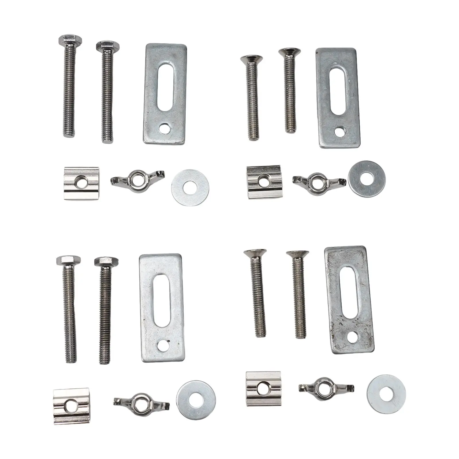 4 Set T-Track Clamp Kit for CNC Router Machines Compatible with 3018 PRO MX3 1810 PRO Plywood Engraving and Woodworking Fixtures