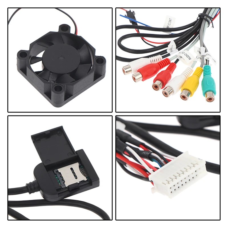 Universal Car Radio Cooling Fan For Android Radio Player Cooling System Electrical Host Radiator Quick Cooling
