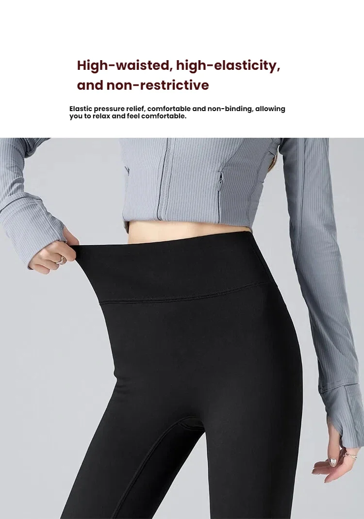 Mallas térmicas de piel de tiburón para mujer, medias sin costuras con Control de barriga y cintura alta, pantalones gruesos y cálidos con forro polar para invierno, ropa para mujer