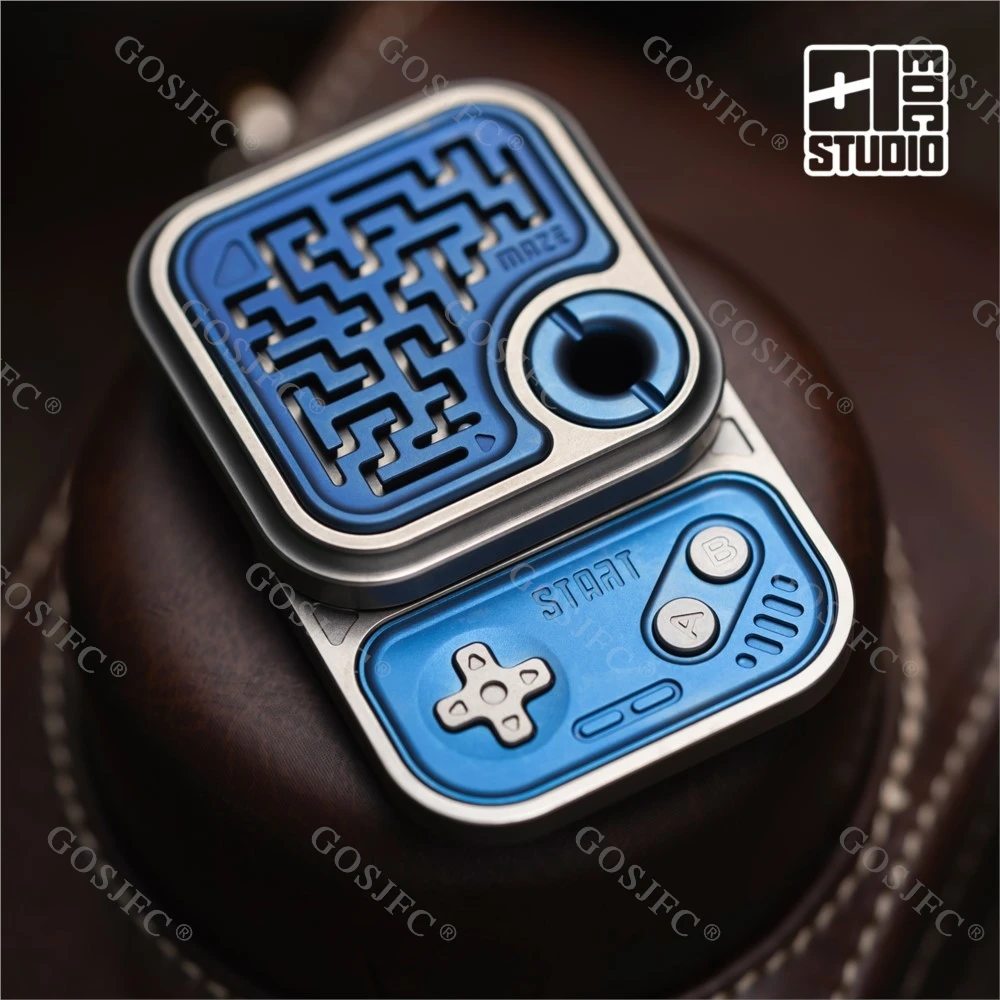 01EDC Cubi da gioco in metallo Slider Fidget Giocattoli meccanici antistress Fidget Slider Fidget Toys per adulti