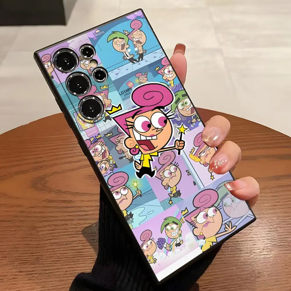 Funda de teléfono de dibujos animados The Fairly OddParents para Samsung S24 Ultra S25 S23 Fe S22 S20 S21 Plus A54 A34 A53 A16