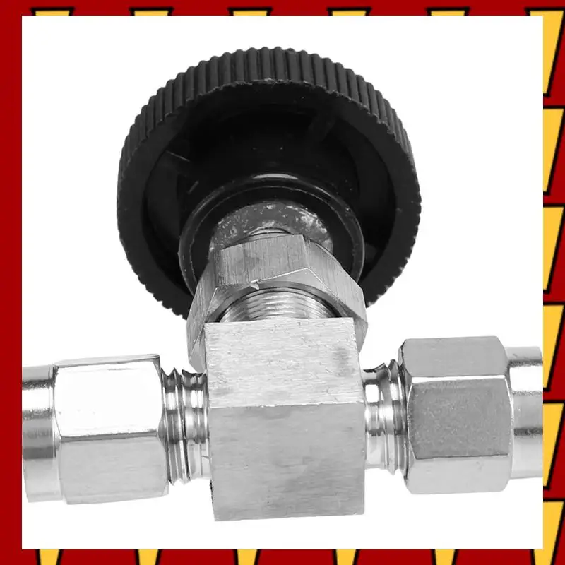 ABNP 2X Adjustable Needle Valve O.D 6Mm Tube Stainless Steel 304 High Pressure Acid Proof Straight Card Set Crane