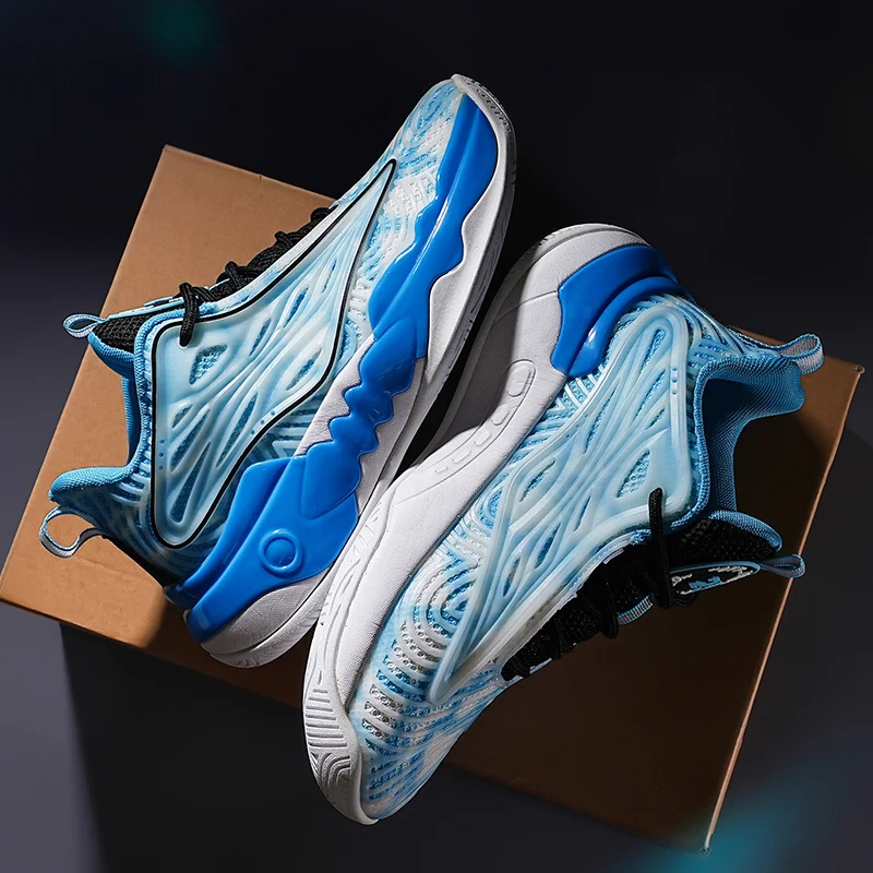 

Мужские баскетбольные кроссовки, легкие дышащие кроссовки, противоскользящие стильные унисекс спортивные туфли для бега, тенниса