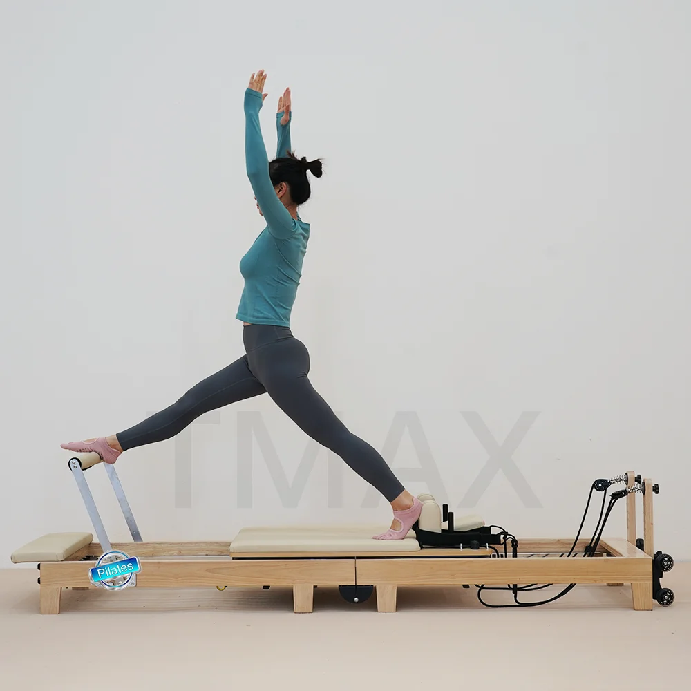 

Tmax Fold-up Reformer Oak Wood Folding Reformer Pilates Foldable Reformer Pilates Equipment