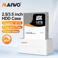 MAIWO HDD Docking Station SATA to USB 3.0 Adapter for 2.5 3.5 SSD Disk Case HDD Box Dock Hard Drive Enclosure Docking Station