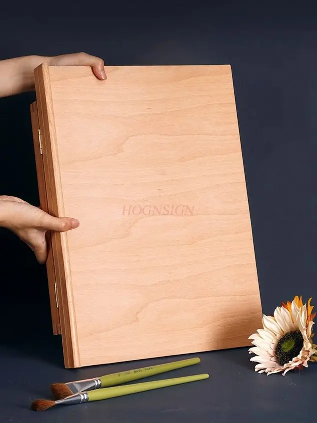 حامل لوح رسم خشبي لسطح المكتب، لوح كتابة خشبي مائل، دعامة رسم من الخشب الصلب بزاوية قابلة للتعديل