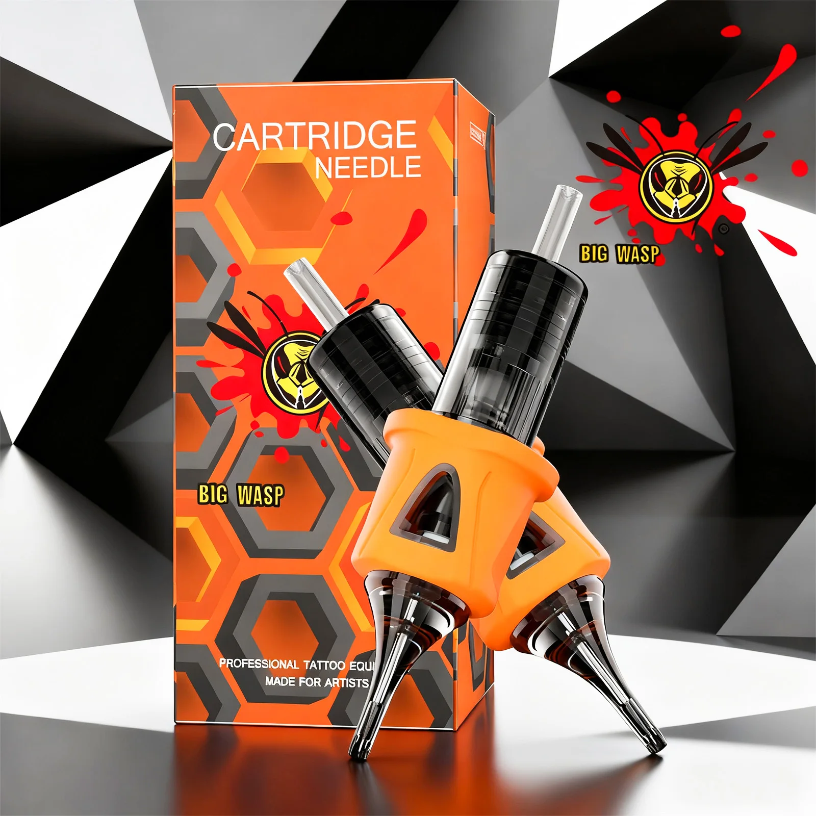 

BIGWASP 20PCS Cartridges Needle RL/RM/RS/M1 #10 0.30mm #12 0.35mm Disposable Sterilized Safety Tattoo Needle For Tattoo Machine