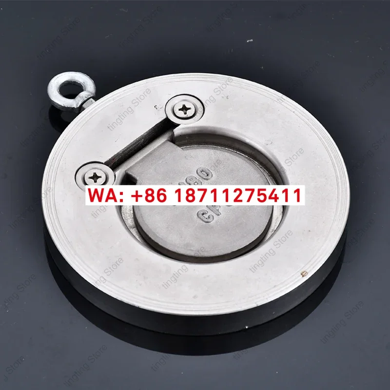 304 Stainless Steel H74W-16P Clamp Check Valve Thin Plate Disc Check Valve DN50 65 80