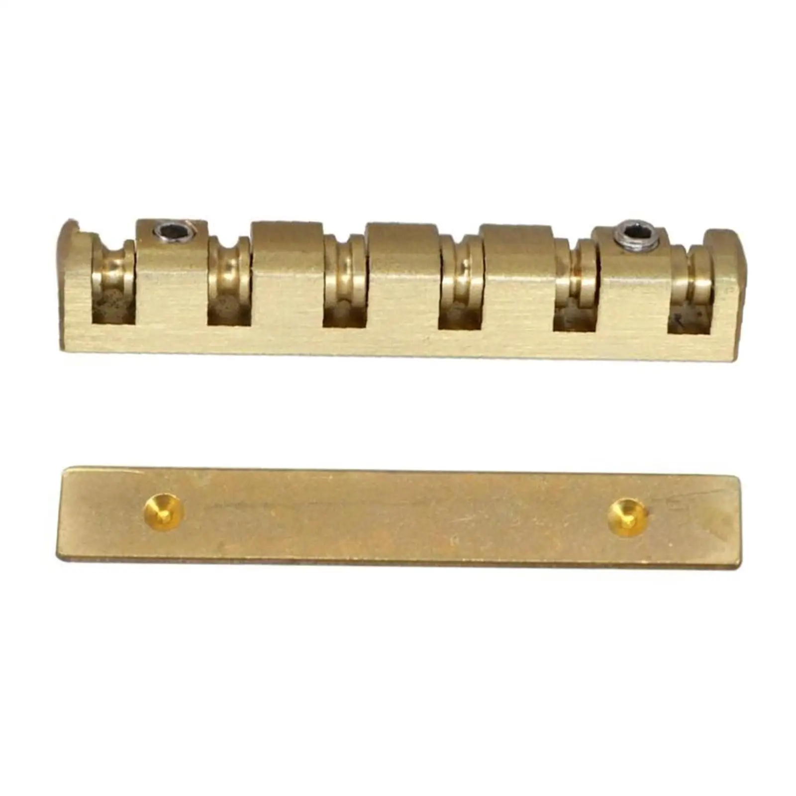 

Латунная роликовая гайка с регулировочным ключом. Прецизионная замена гайки для электрогитары для обслуживания бас-гитары.