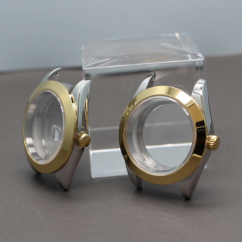 36mm 40mm Gold Case Men'S Watch Parts Sapphire Crystal High Quality For Air King Nh35 Nh36 Nh38 Miyota 8215 Movement 28.5mm Dial