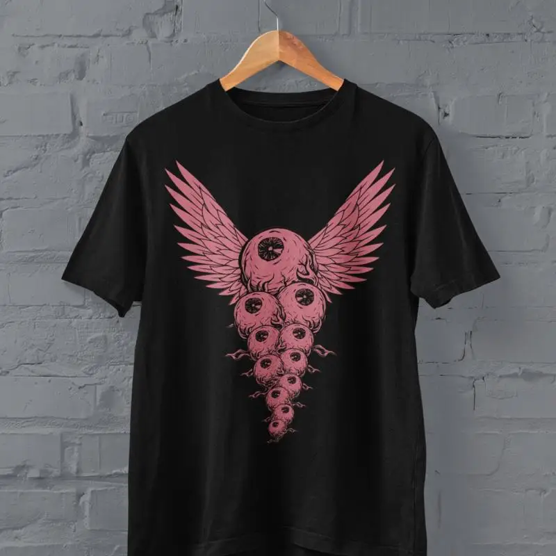 Camiseta Weirdcore Eyeball, ropa Grunge, horror porbo, gótico Pastel oscuro, Dreamcore, Clowncore, estética Alt Y2K