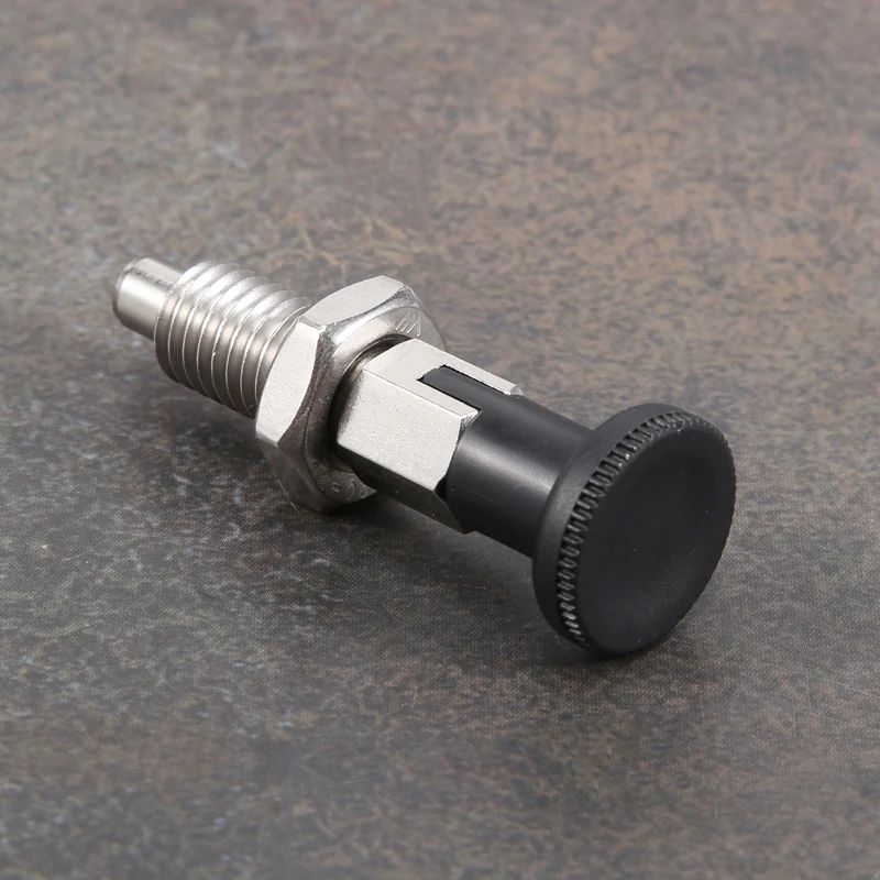 AT19-M10 Stainless Steel Self Locking Index Plunger Pin With Self Locking Function For Dividing Head For Sophisticated Position - Image 5