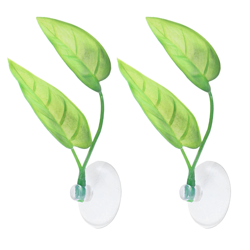 

2Pcs Betta Leaf Pad Betta Fish Hammock Resting Bed Aquarium Decorations Fish Tank Hiding Spots Accessory Aquarium