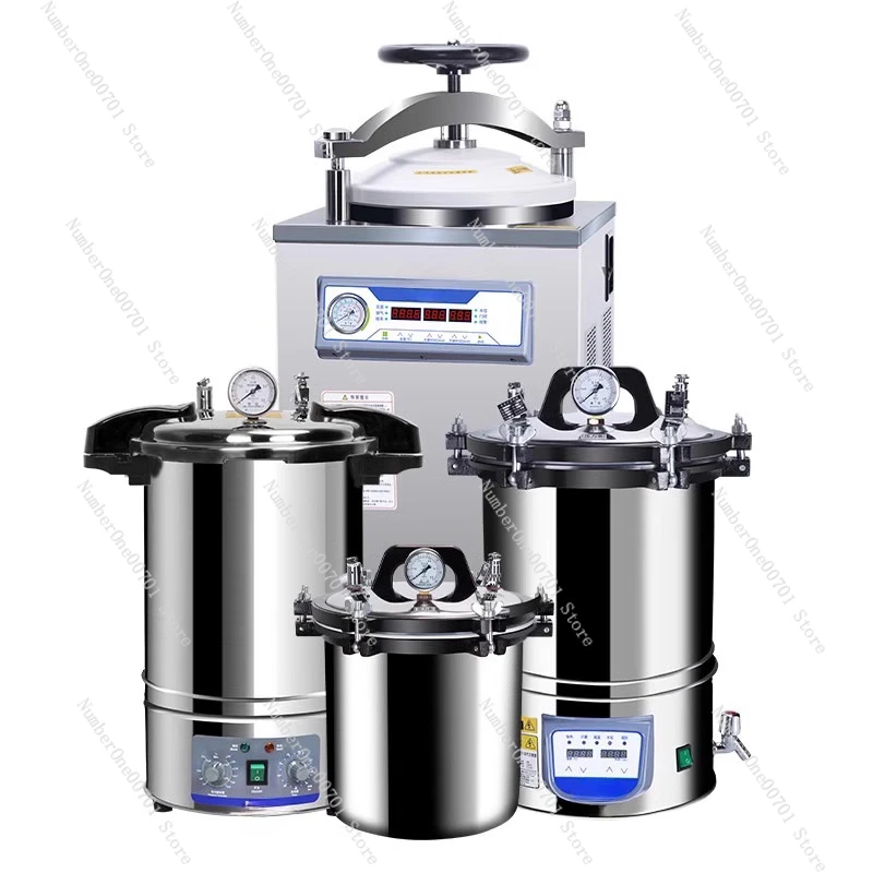 Autoclave Steam Sterilizer Laboratory Medical Portable Vertical Dental Edible Cooked Food Pressure Cooker Therapeutic Sterilizer