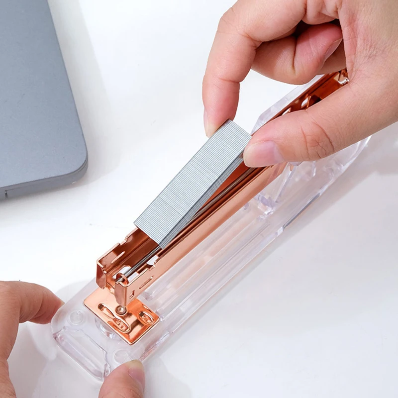 Acryl Transparante Nietmachine Kantoorbenodigdheden Opslagdocument Bindmachine