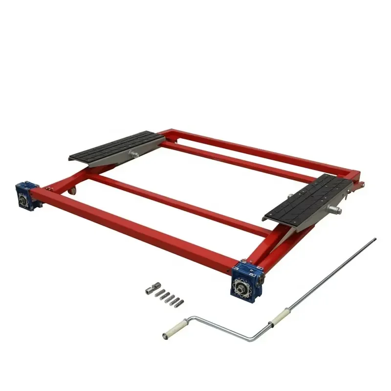 2000kg Mini Car Lift Hydraulic Turbine Floor Jack Auto Repair Equipment Heavy Duty Vehicle Hoist for Garage Workshop