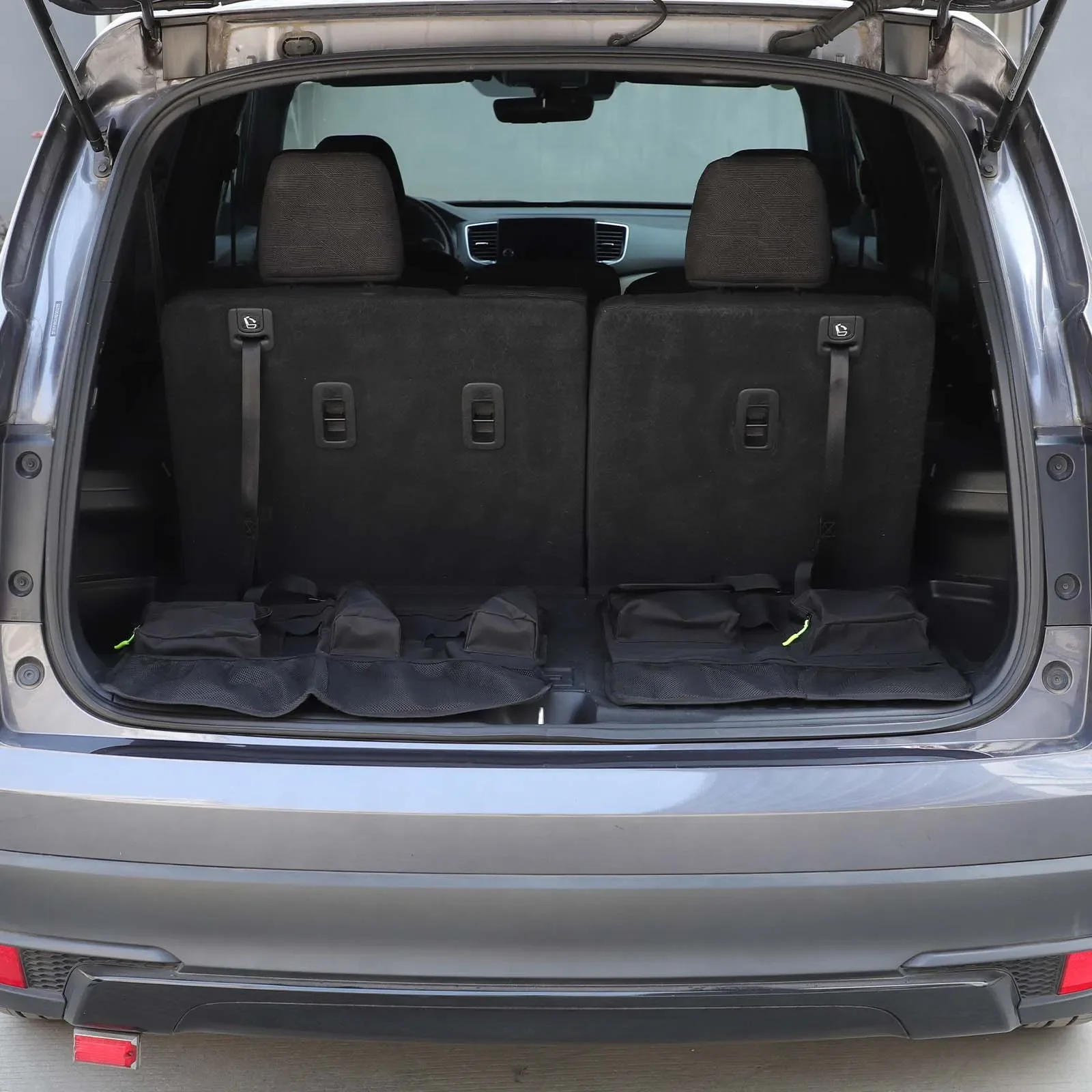 

2Pcs Oxford clothe Black For Honda Pilot 2016-2022 Car rear seat back tool storage hanging bag interior modification accessories