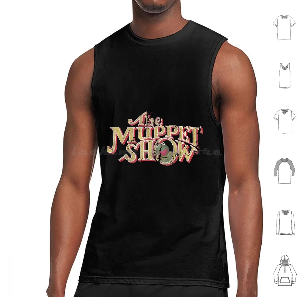 Vintage Show Essential Tank Tops Print Cotton And Mats With Purr Sonality Jim Henson Tv Shows Pop Culture Graphic Design