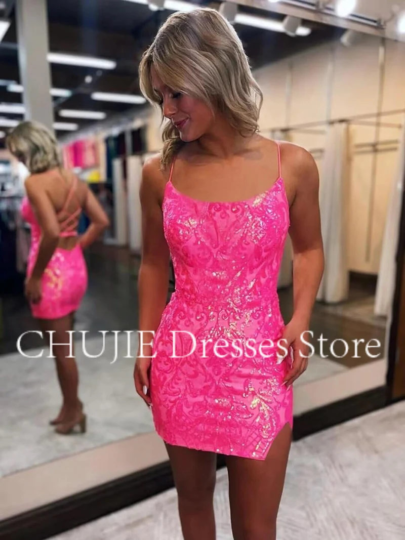 

Mermaid MIni Graduation Dress Cocktail Dresses Sequin Appliques Homecoming Dress Customized Elegant Mini Wedding Prom Party Gown