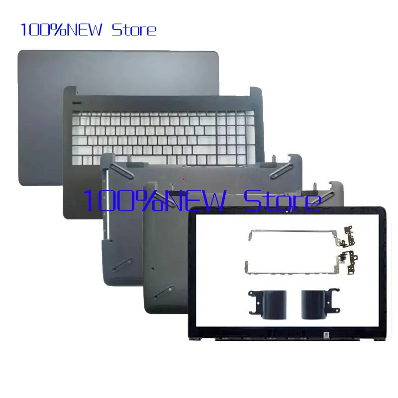 H Для 15-BS 15-BW 15T-BR 15T-BS 15Z-BW 250 256 G6 Задняя крышка ЖК-дисплея Передняя панель Подставка для рук Верхняя верхняя нижняя часть Корпус Серый