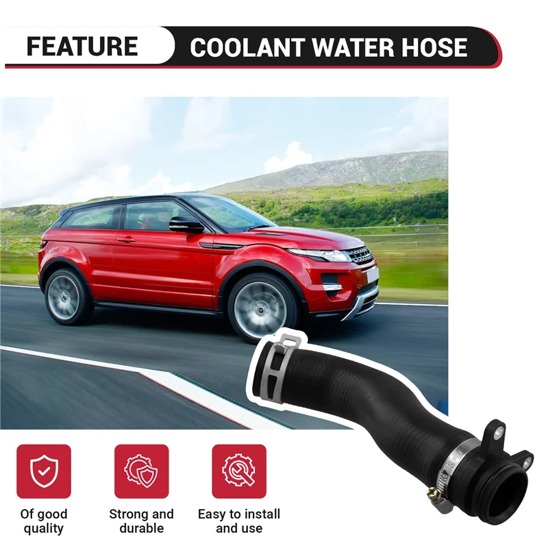 

2X LR077712 LR083328 J9C1664 Coolant Water Hose Thermostat Housing Tube For Range Rover Evoque Discovery Freelander