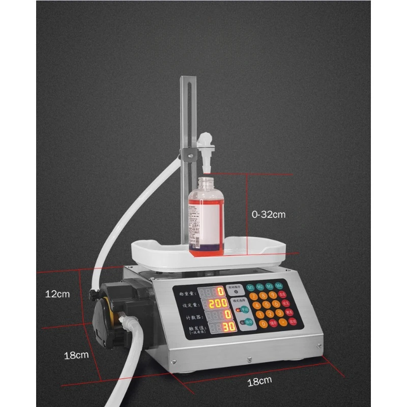 High-precision Filling Machine 3.5 L/Min Automatic Glue Beverage Vinegar Liquid Filler Dispensing Weighing Type Quantitative New