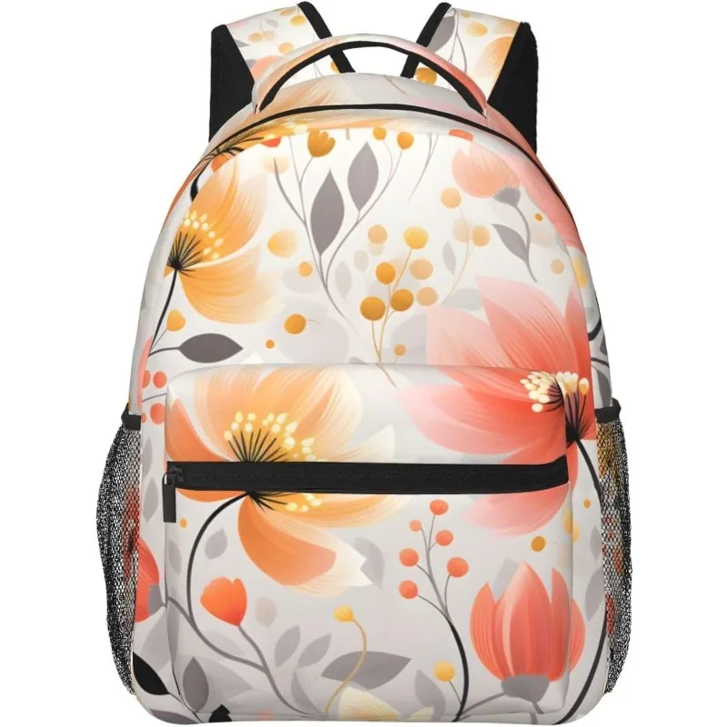 

laptop bag back to school Classic Funny Flower Lightweight Laptop Backpack Lightweight Multipurpose Travel Casual Daypack Unisex