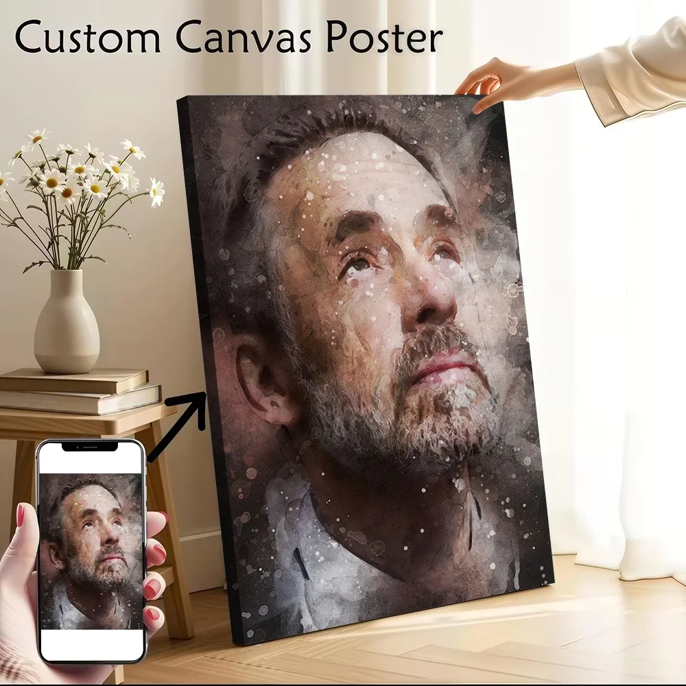 Jordan Peterson Poster Canvas Wall Art Personalized Print Modern Painting Perfect Gift for Home Decor Room Decorating Interior