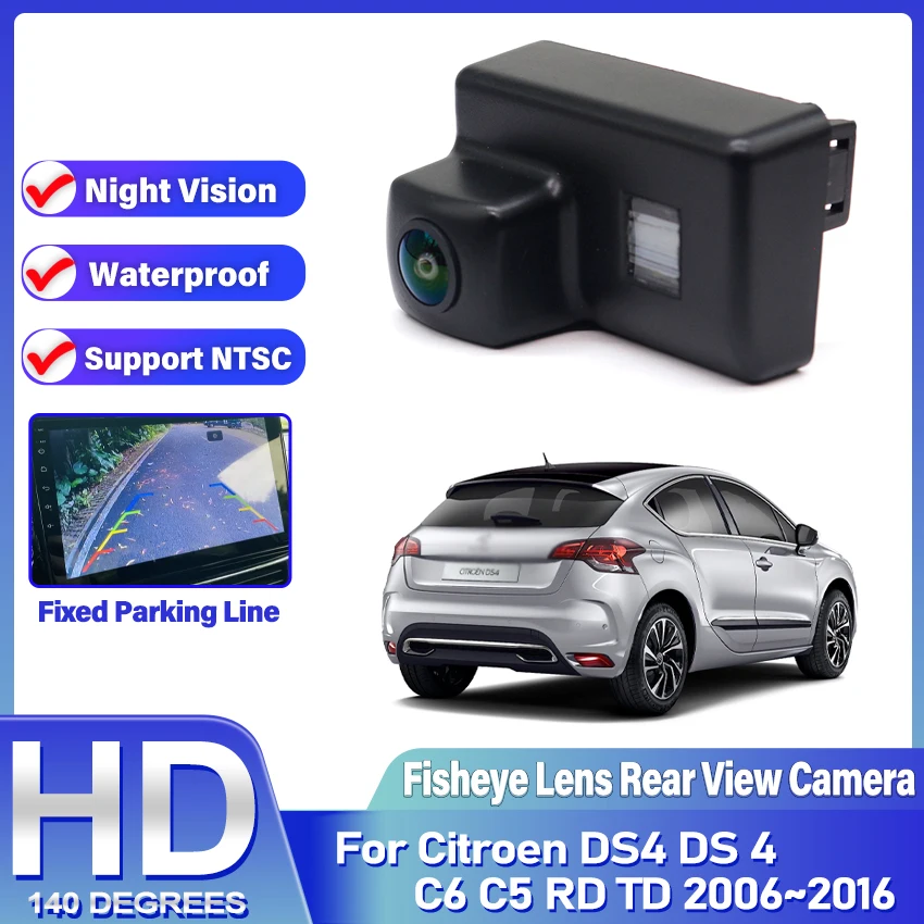 Автомобильная камера заднего вида для Citroen DS4 DS 4 C6 C5 RD TD 2006 ~ 2016 аксессуары для резервной парковочной камеры высокого качества HD CCD Автомобильная камера заднего вида для Citroen DS4 DS 4 C6 C5 RD TD 2006 ~ 2016 аксессуары для резервной парковочной камеры высокого качества HD CCD