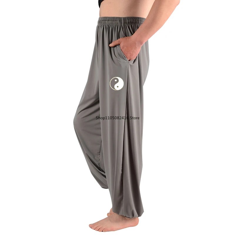 

Брюки кунг-фу, износостойкие брюки для тай-чи, одежда для тренировок по боевым искусствам, мужские свободные брюки для йоги ушу