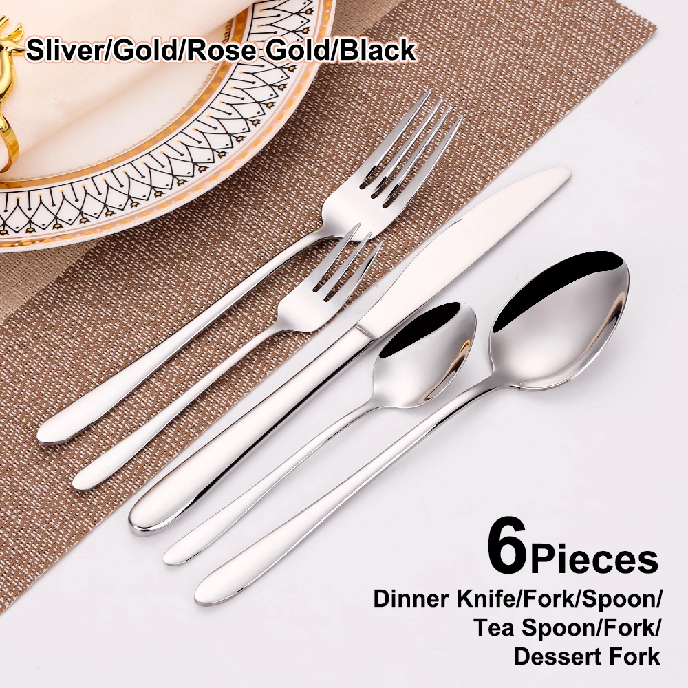 6 Pieces Sliver Cut… - image