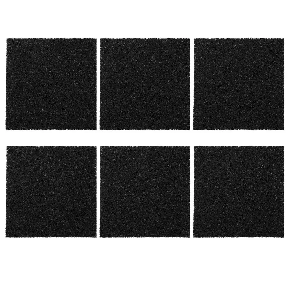 6Pcs Activated Carbon Filter Pads Strong Adsorbing Deodorizer for Trash Can Compost Bin Freshening Solution Kitchen Garbage Odor