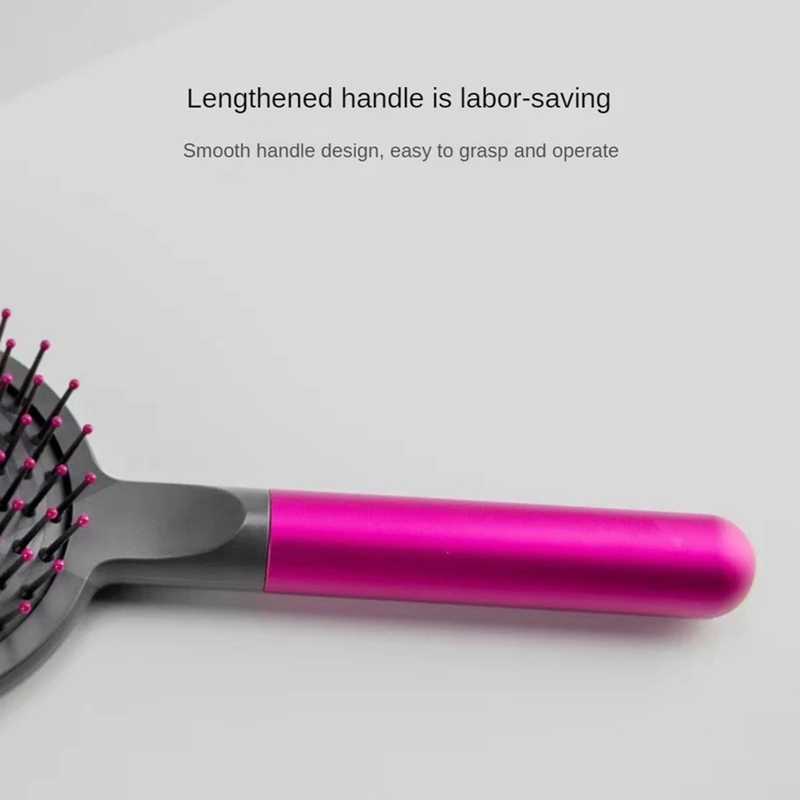 For Dyson Comb+Wide Tooth Comb+Cylinder Comb Massage Hairbrush Hairdressing Curly Styling Tools