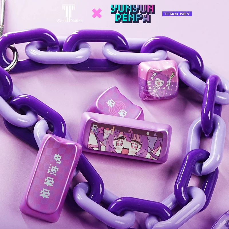 Titannation Radio Waves Thema  - Keycap Artisan Anime recensie en prijs