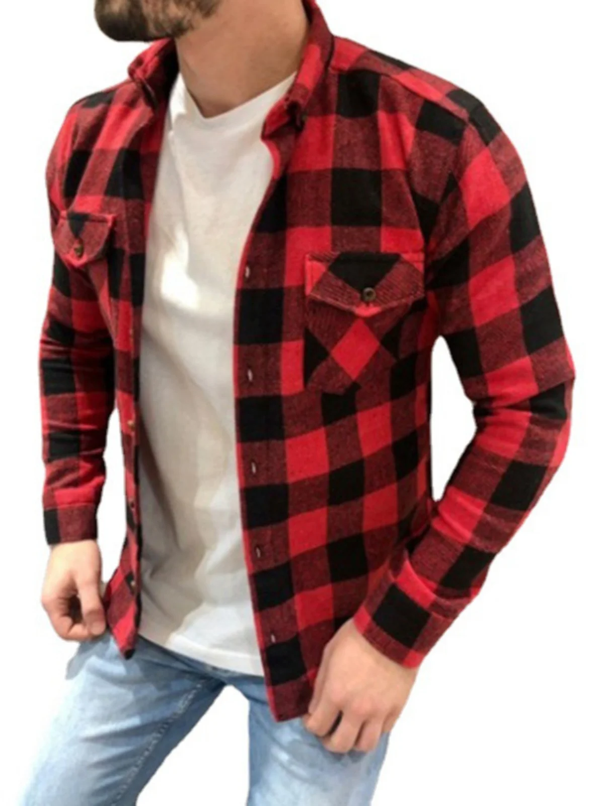 

Casual Long Sve Lapel ket Men's irt Stand Fit Moisture ng Breathable Stand Edition Youth ular Sle