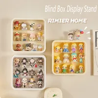 Wall Mounted Storage Box For Figures Showcase Clear Blind Box Display Case Figures Stand Dust Display Proof Doll Toy