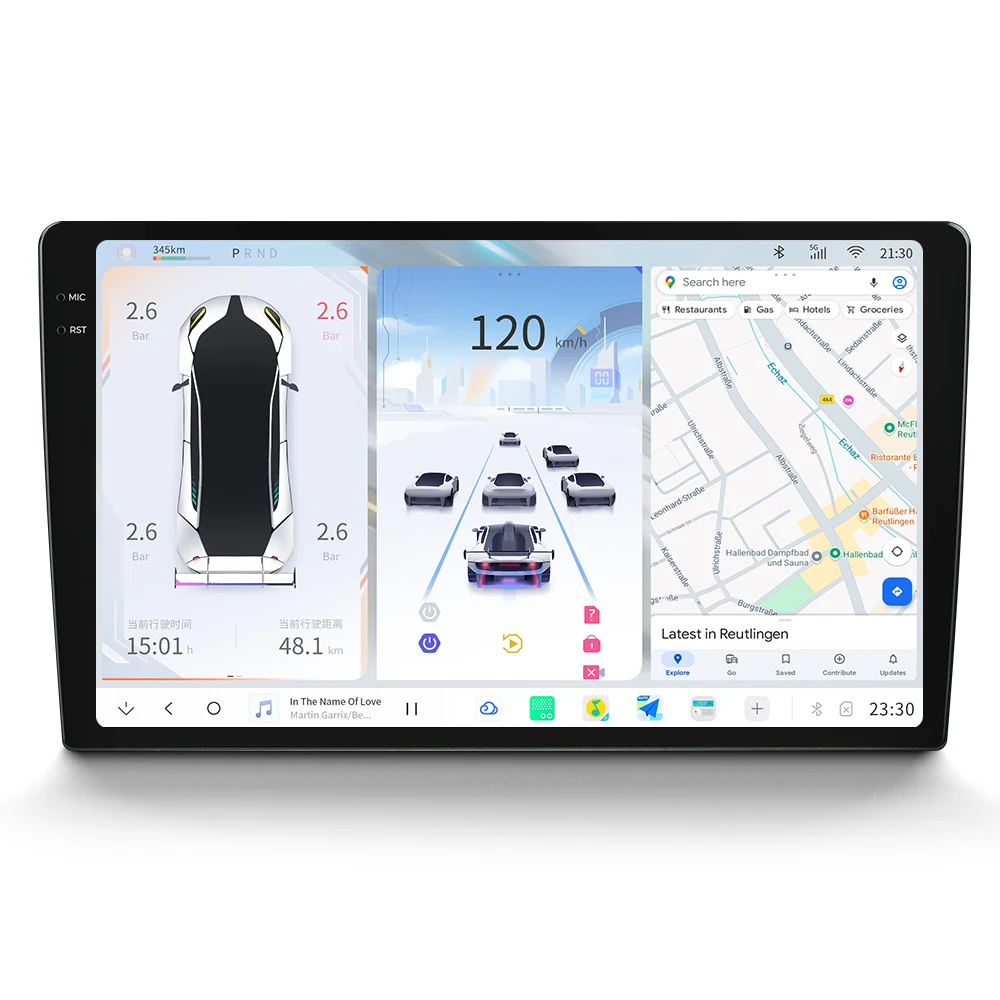 

MEKEDE DUDU7 A7870 Car Video QLED Touch Screen 2k 2000*1200 Resolution UNIVERSAL 2DIN 9.5/10.36inch GPS