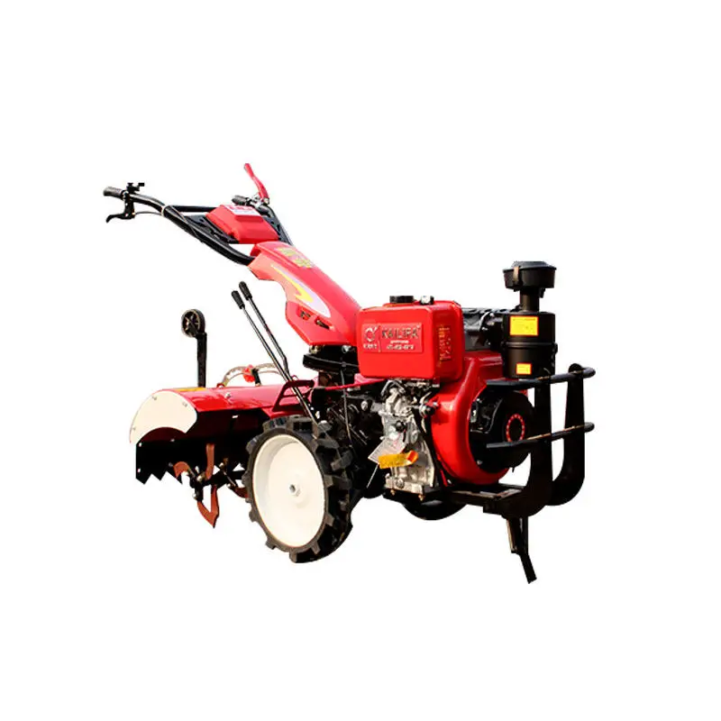 

Micro-tiller Four-wheel drive land-tilling and soil-loosening machine Farmer household small ditch weeding rotary tiller
