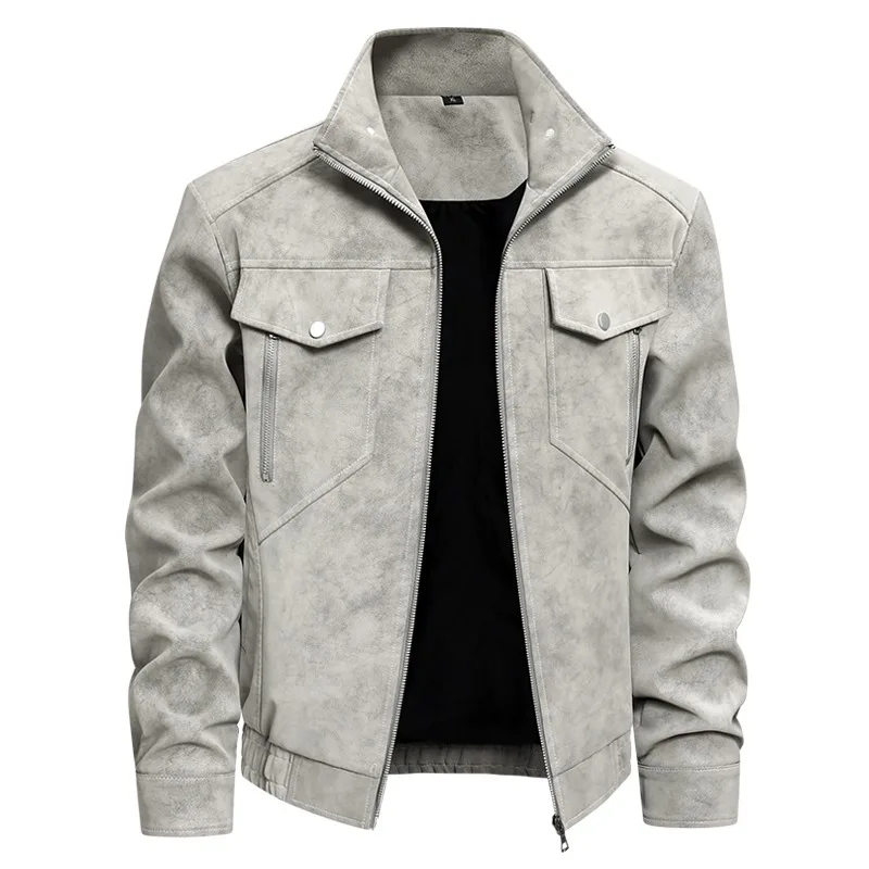 

Multiple Sizes To Choose From, Men's Casual, Loose, Comfortable, Fashionable Versatile Jacket Handsome Korean Version Top Jacket