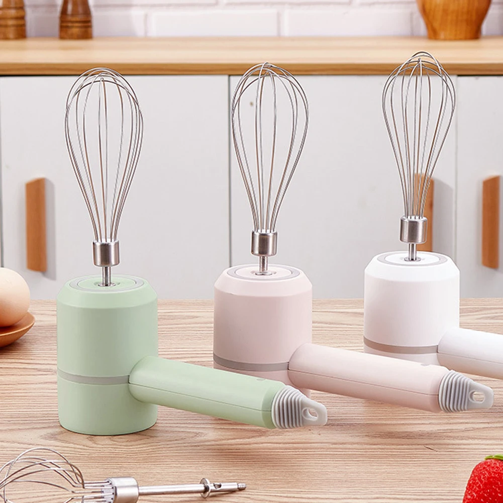 Wireless Electric Food Mixer Hand Blender 3 Speeds Adjustable Handheld Automatic Milk Frother Foamer Egg Beater Kitchen Tools