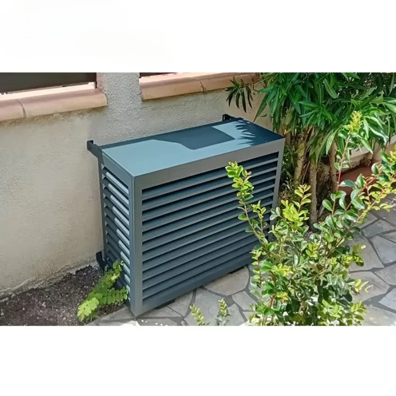 Newly Design Laser Cut Aluminium Heat Pump Cover  Outside air Conditioner Cover Ventilation Grille view 4