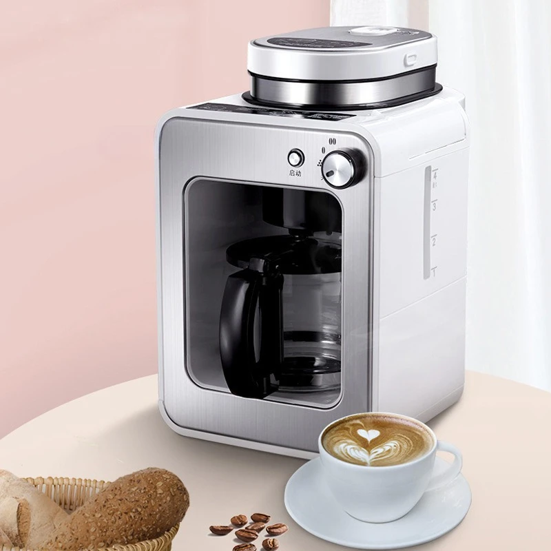 

Coffee machine Grinding integrated coffee machine Drip drip automatic home small kitchen American coffee maker