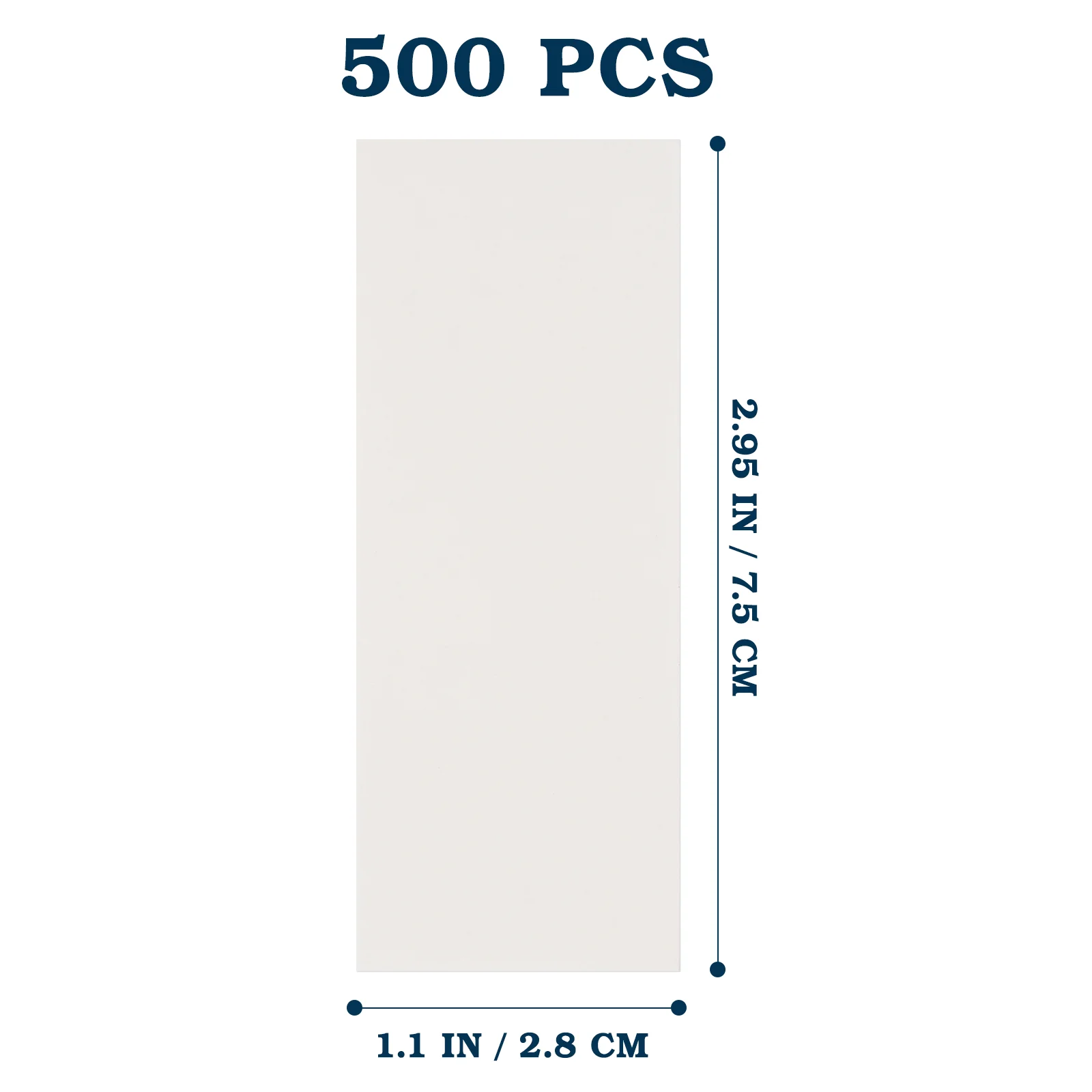 먼지 제거를위한 500 Pcs 종이 실험실 청소 실험 스트립 테스트 흰색 실험 필터 스트립