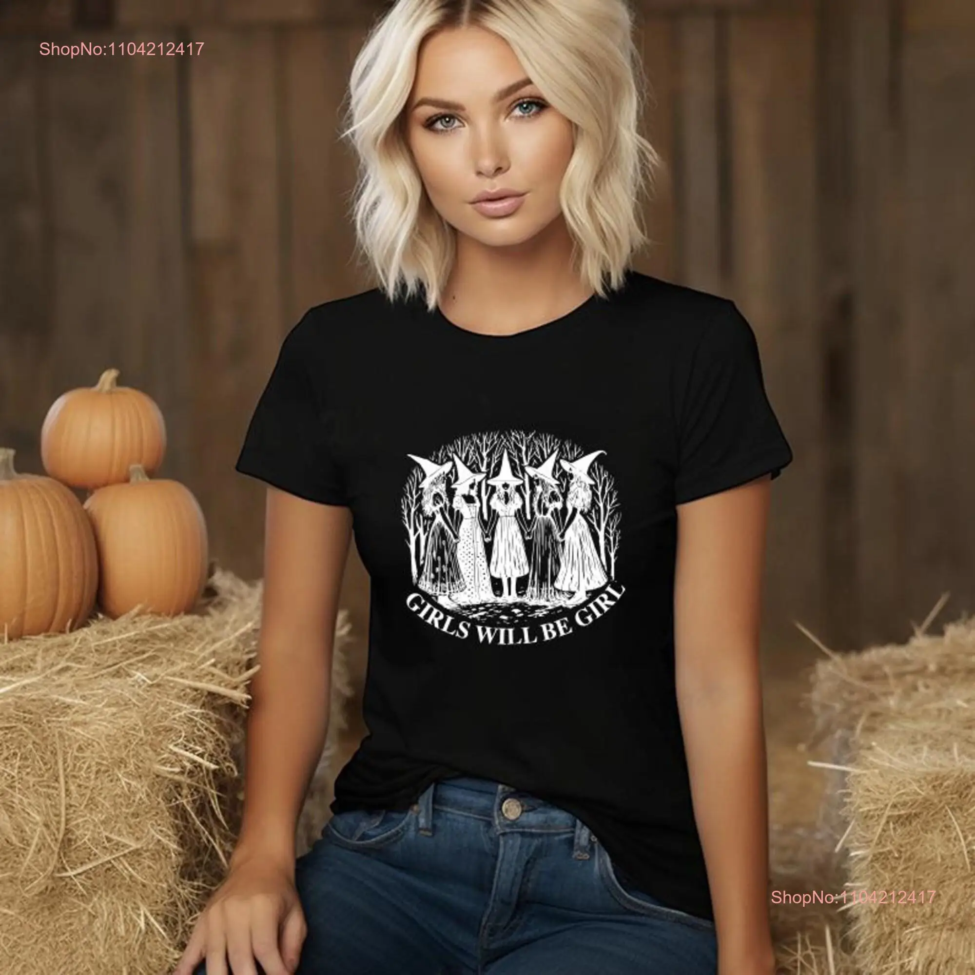 Comfort Colors Girls Will Be Witchy FeminisT T Shirt Women's Mystic Witch Halloween GifT long or short sleeves