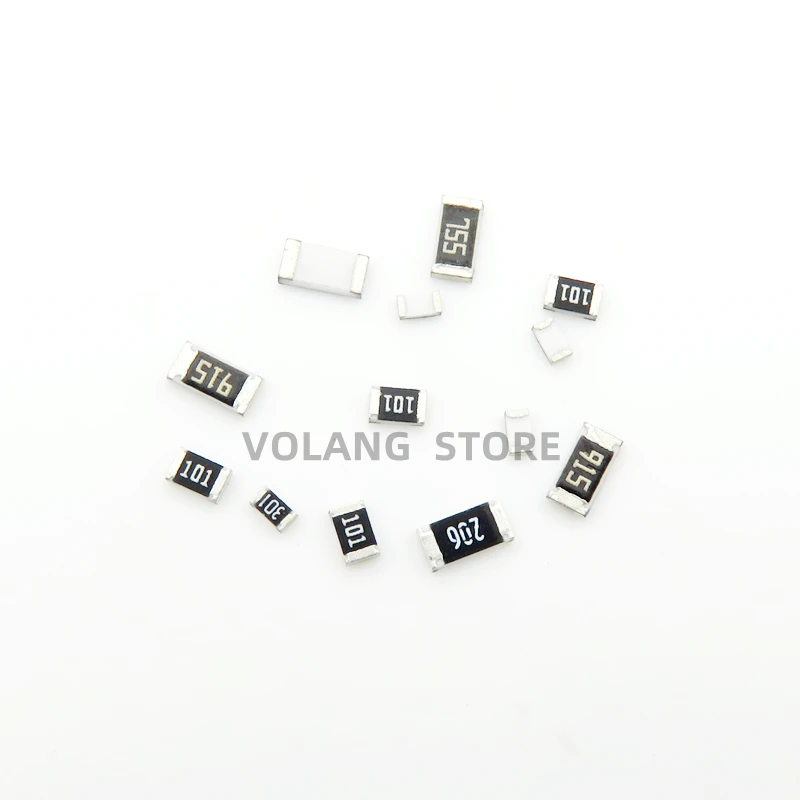 100Pcs 1% CHIP Resistor 0402 0603 0805 1206 47.5K 48.7K 49.9K 51K 52.3K 53.6K 54.9K 56K 56.2K 57.6K 60.4K 63.4K 64.9K 66.5K 68KF