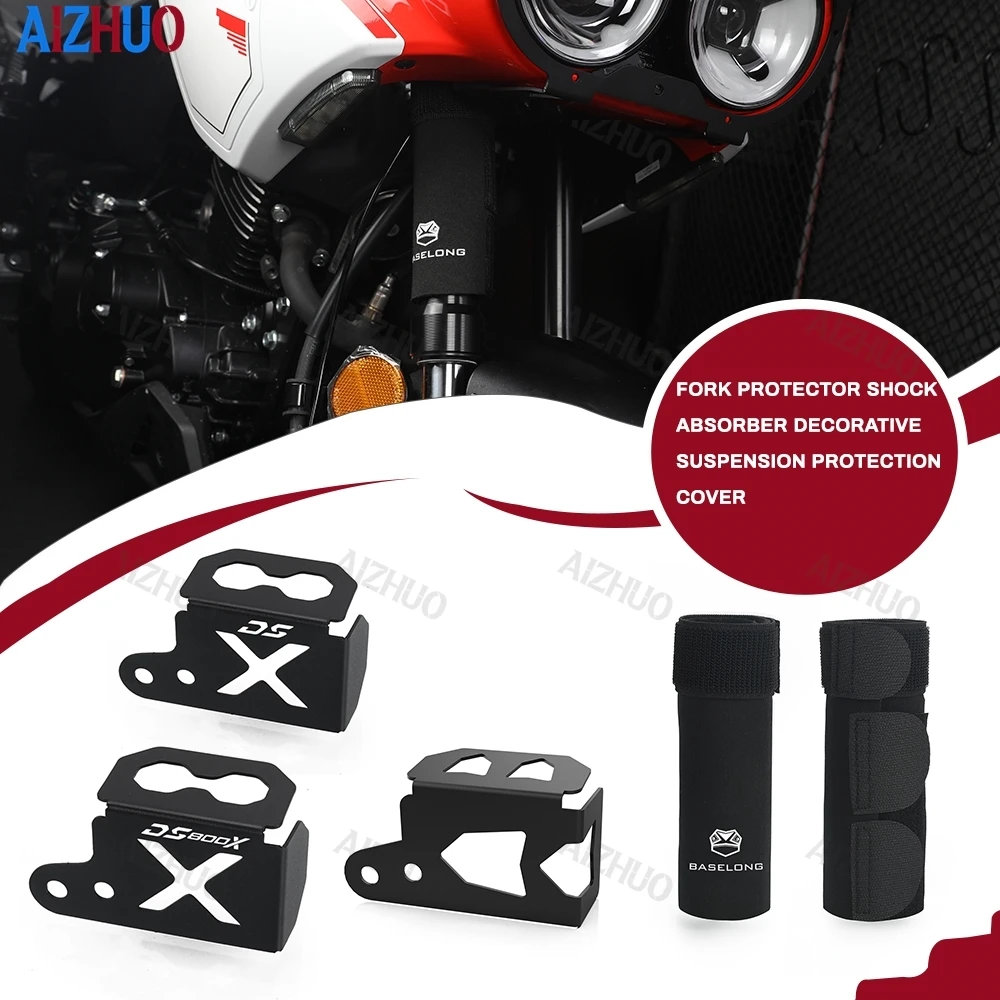 

For Voge DS800X Rally 800DSX rally DS525X 500AC 2021-2026 Motorcycle Front Fork Sock Protection Cover Rear Brake Reservoir Guard