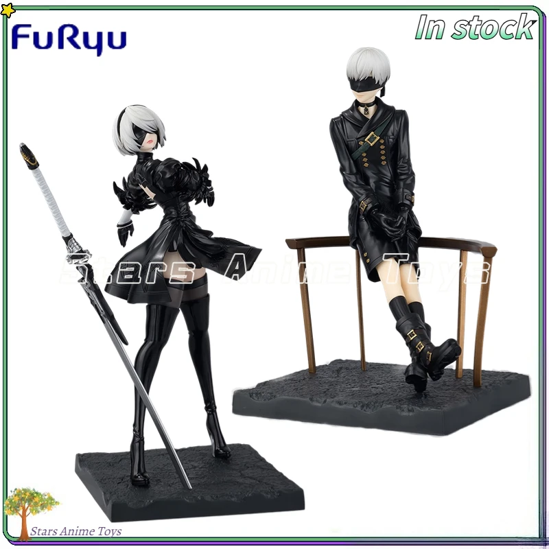 

Оригинальная коллекция игрушек FuRyu TENITOL NieR:Automata Ver1.1a 2B/9S, коллекция аниме-фигурок