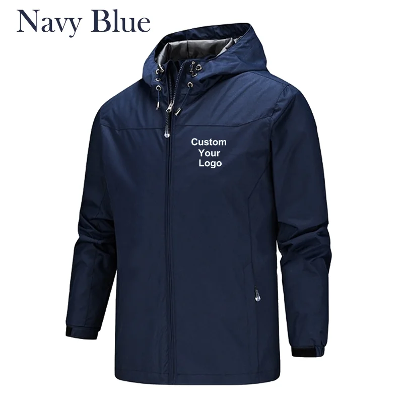 New Men's Custom Your Logo Jackets Waterproof Windproof Breathable Jacket Men Fashion Outdoor Mountain&Hiking Softshell Jackets